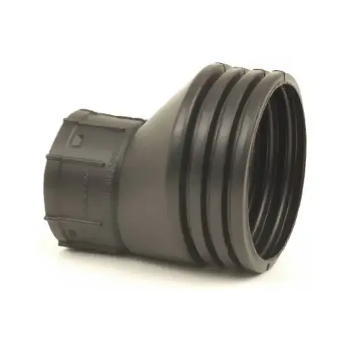 Coupler 6" Snap X 4" D Snap Polyethylene 5-1/2" Black