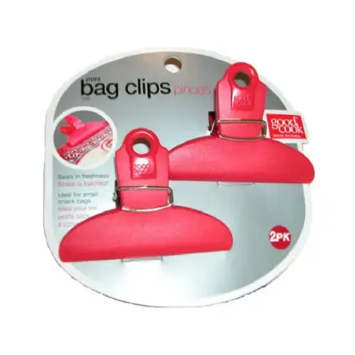 3-1/4 In. Plastic Mini Chip Clip Red - pack of 2