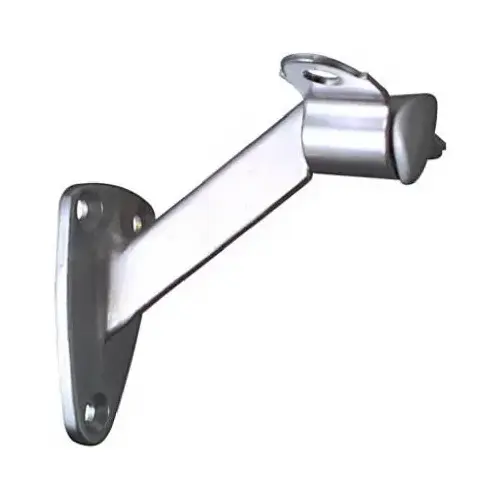 Bracket Silver Zinc Die Cast w/Steel Strap Handrail 3.31" L 250 lb Satin Chrome Bracket Silver Zinc Die Cast w/Steel Strap Handrail 3.31" L 250 lb Satin Chrome
