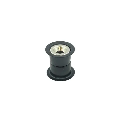 Concealed Magnetic Catch with Adjustable Strength for 16 mm to 30 mm Door Black Finish