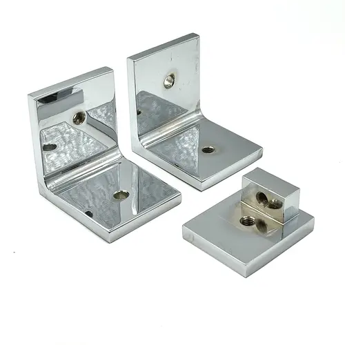 Chrome 90 degree Return Bracket for Cabo Series Chrome 90 degree Return Bracket for Cabo Series