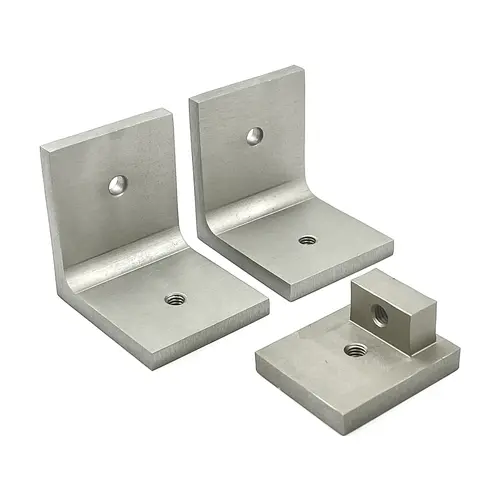 Brushed Nickel 90 degree Return Bracket for Cabo Series Brushed Nickel 90 degree Return Bracket for Cabo Series