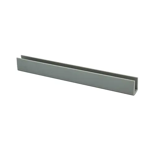 Gray 1/4" Plastic Edge Molding 144" Stock Length