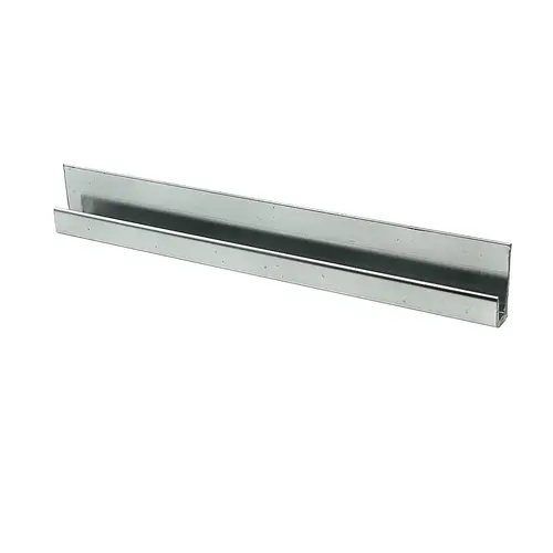 Brite Anodized Aluminum 3/16" J-Channel 144" Stock Length