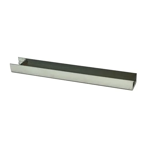 Stainless Steel 1/2" U-Channel 144" Stock Length