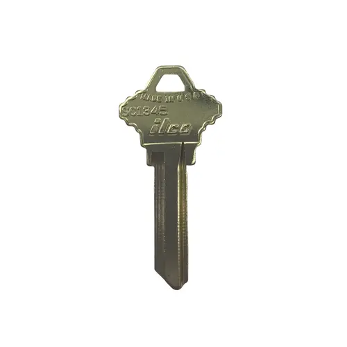 Schlage Blank Key Gold