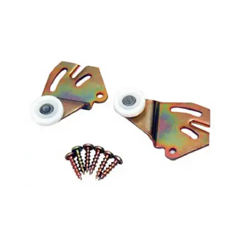 Bypass Door Hanger, Universal, 3/4-In. Wheel, 3/8-In. Offset Bypass Door Hanger, Universal, 3/4-In. Wheel, 3/8-In. Offset