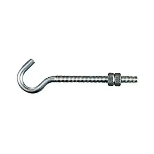 2163BC 5/16" x 5" Hook Bolt Stainless Steel Finish - pack of 10 2163BC 5/16" x 5" Hook Bolt Stainless Steel Finish - pack of 10