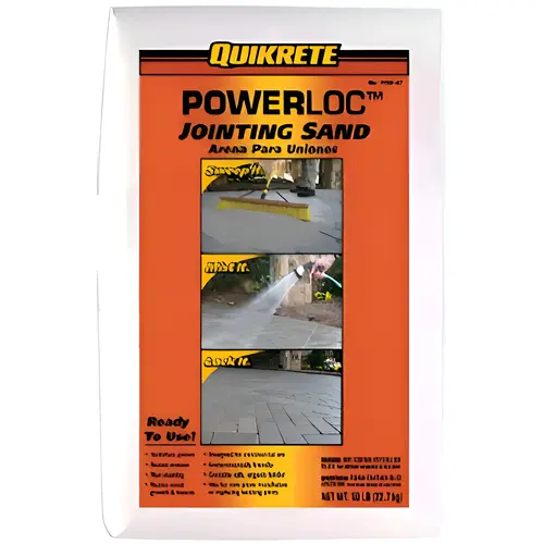 POWERLOC Jointing Sand, Solid, Tan, 50 lb Bag