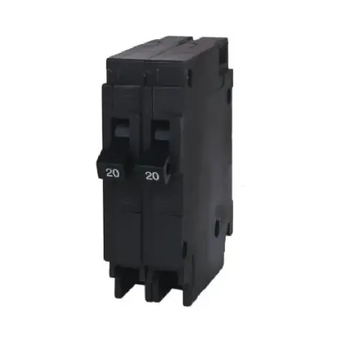 Duplex Circuit Breaker, 2 Single Pole, 15A/15A Duplex Circuit Breaker, 2 Single Pole, 15A/15A