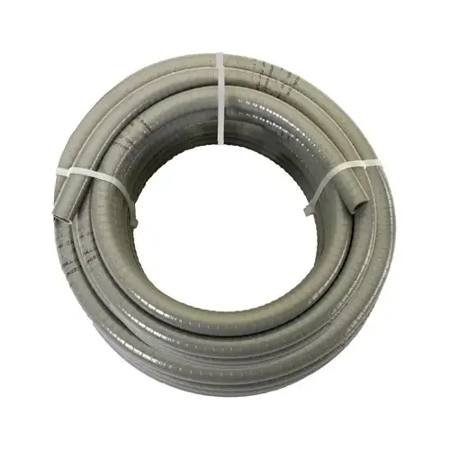 1/2 in. x 100 ft. Liquidtight Flexible Metallic Titan Steel Conduit Gray