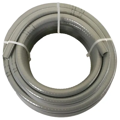 1/2 in. x 100 ft. Liquidtight Flexible Metallic Titan Steel Conduit Gray 1/2 in. x 100 ft. Liquidtight Flexible Metallic Titan Steel Conduit Gray
