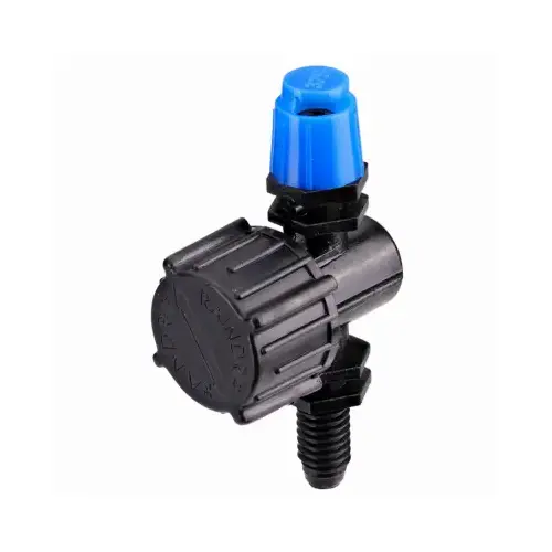 Sprayer, 1/4 in Connection, 7.4 sq-ft Coverage Area, 2 gph, Black/Blue, Part-Circle - pack of 10 Sprayer, 1/4 in Connection, 7.4 sq-ft Coverage Area, 2 gph, Black/Blue, Part-Circle - pack of 10