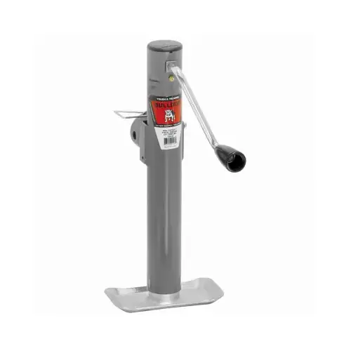 Trailer Jack, 2000 lb Lifting, 2 ft 5-5/16 in Max Lift H, 41.8 in OAH, Steel Zinc Trailer Jack, 2000 lb Lifting, 2 ft 5-5/16 in Max Lift H, 41.8 in OAH, Steel Zinc