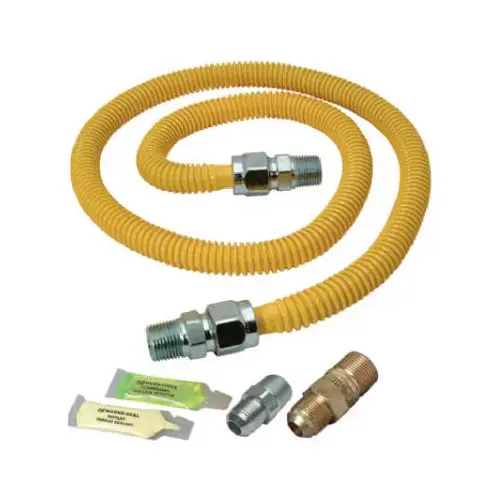 Installation Kit Safety Plus 1/2" FIP X 1/2" D MIP 48 ft. Stainless Steel Installation Kit Safety Plus 1/2" FIP X 1/2" D MIP 48 ft. Stainless Steel