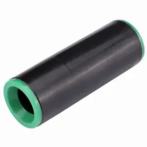 Raindrip 344G00UB Coupling, 1/2 in Connection, Compression, ABS, Black