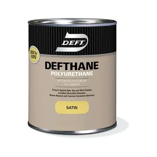 Defthane Polyurethane, Liquid, Amber, 1 qt, Can - pack of 4 Defthane Polyurethane, Liquid, Amber, 1 qt, Can - pack of 4