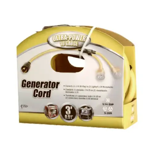 Generator Adapters and Cordets, 3 ft Generator Adapters and Cordets, 3 ft