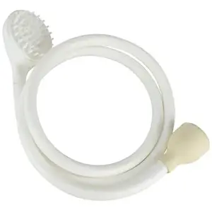 Plumb Pak PP825-60 Bath Spray Clip-On Connector, All-Purpose, Rubber, For: Most Sink Spouts White