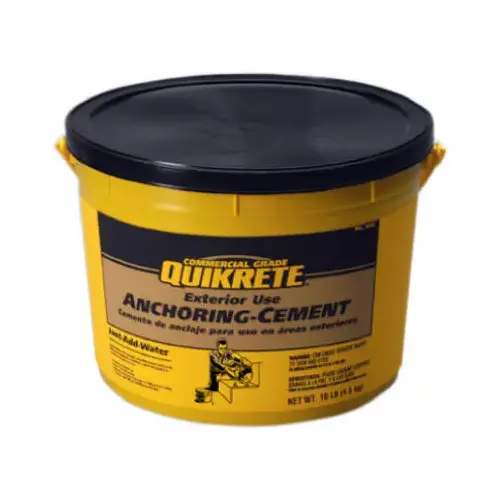 Anchoring Cement, Granular, Brown/Gray, 10 lb Pail Anchoring Cement, Granular, Brown/Gray, 10 lb Pail