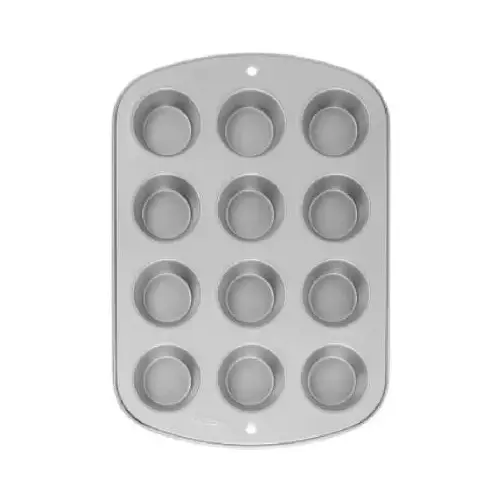 Muffin Pan 4.3" W X 15.4" L Silver Silver