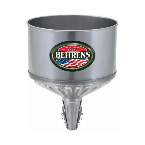 Funnel Silver 11-7/8" H Steel 256 oz Silver