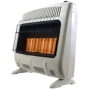 Mr. Heater F299830 Vent-Free Radiant Heater, 5 Plaque, 30000 Btu Heating, Propane