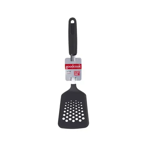 Slotted Spoon, Black Nylon/Stainless Steel Slotted Spoon, Black Nylon/Stainless Steel