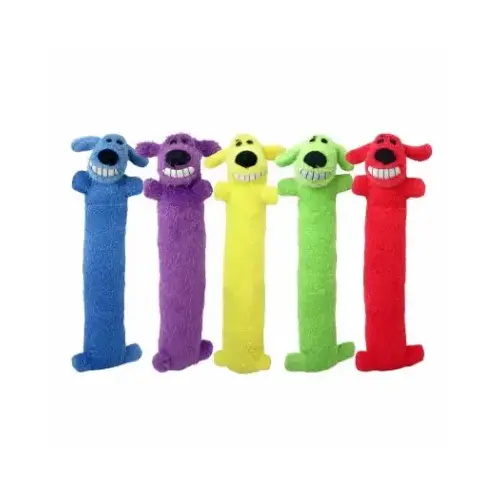 Loofa Dog Toy, Assorted Colors, Large - pack of 3 Loofa Dog Toy, Assorted Colors, Large - pack of 3