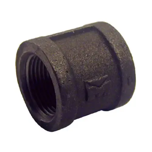 B&K 1/2 In. Malleable Black Iron Coupling B&K 1/2 In. Malleable Black Iron Coupling