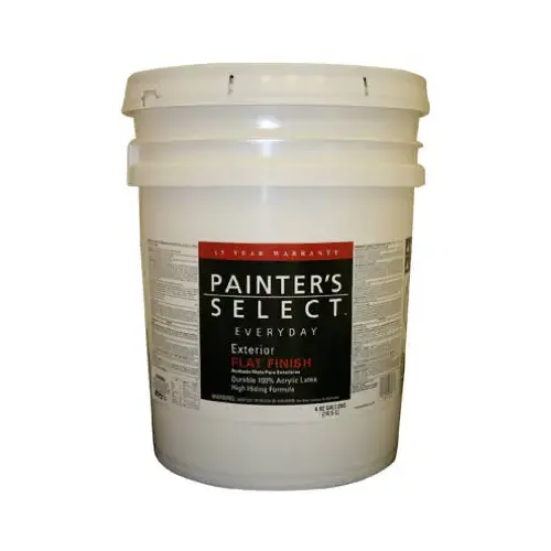 Everyday Exterior Latex Paint, Flat Pastel Base, 5-Gallons Everyday Exterior Latex Paint, Flat Pastel Base, 5-Gallons