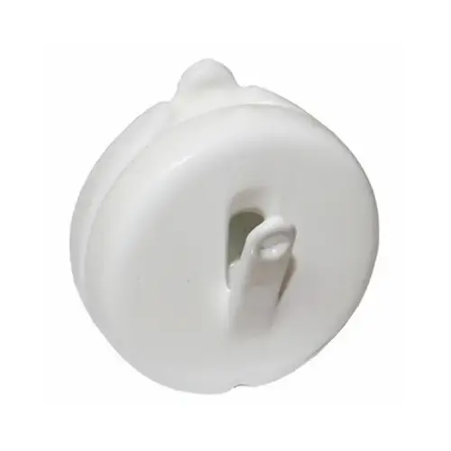 Magnetic Wreath Hanger, White, 2-Pc.