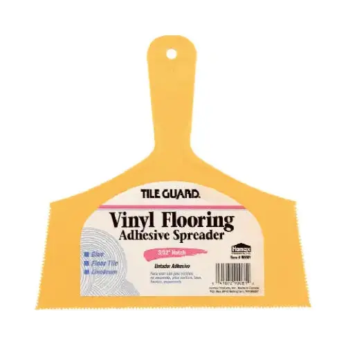 81 Adhesive Spreader Knife, Notched Blade, Polystyrene Blade, Polystyrene Handle, Reinforced Handle 81 Adhesive Spreader Knife, Notched Blade, Polystyrene Blade, Polystyrene Handle, Reinforced Handle