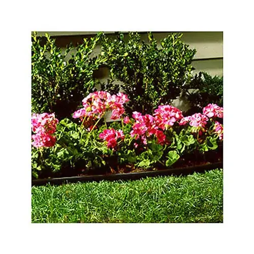 Lawn Edging, 60 ft L, 5 in H, Polyethylene, Black Lawn Edging, 60 ft L, 5 in H, Polyethylene, Black