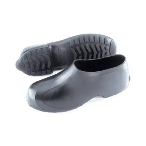 Work Overshoes, Black Rubber, Men's XXXL Work Overshoes, Black Rubber, Men's XXXL