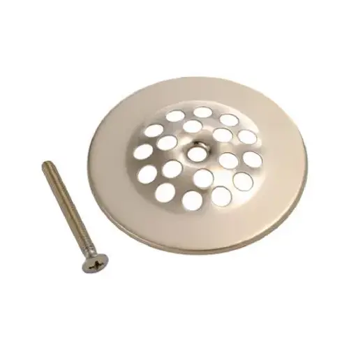 Shower Drain Strainer Cover, Polished Brass Shower Drain Strainer Cover, Polished Brass