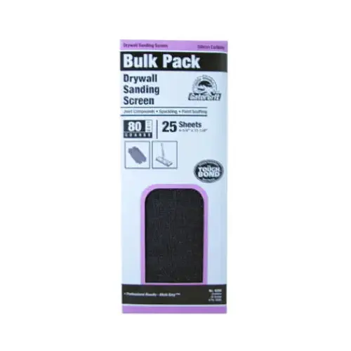 Sanding Screen, Fine 120-Grit, 4.25 x 11.25-In., 25-Ct. Sanding Screen, Fine 120-Grit, 4.25 x 11.25-In., 25-Ct.