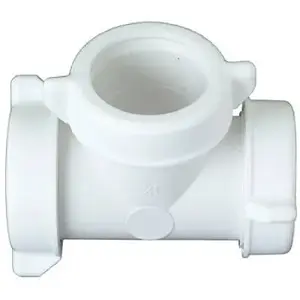 Master Plumber 453-290 1-1/4-Inch Or 1-1/2-Inch O.D. Tube Slip Joint Lavatory/Kitchen Drain Tee
