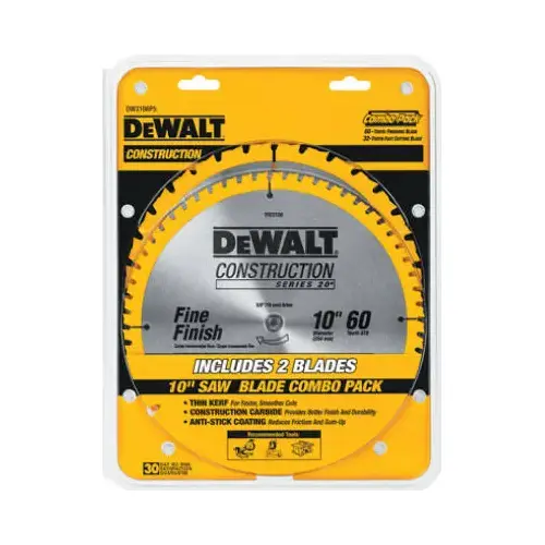 CONSTRUCTION 10" COMBO PACK (DW3106 & DW3103 - pack of 5 CONSTRUCTION 10" COMBO PACK (DW3106 & DW3103 - pack of 5