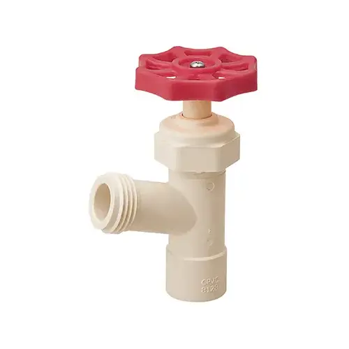 ProLine Series Boiler Drain Valve, 1/2 in Connection, 100 psi Pressure, CPVC Body ProLine Series Boiler Drain Valve, 1/2 in Connection, 100 psi Pressure, CPVC Body