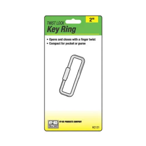 Key Ring, Nickel - pack of 5 Key Ring, Nickel - pack of 5