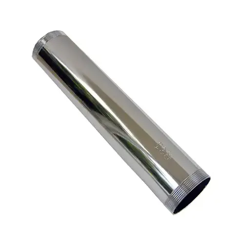 Threaded Lavatory Drain Tailpiece, Chrome-Plated Brass, 1-1/4-In. O.D. x 6-In. Threaded Lavatory Drain Tailpiece, Chrome-Plated Brass, 1-1/4-In. O.D. x 6-In.