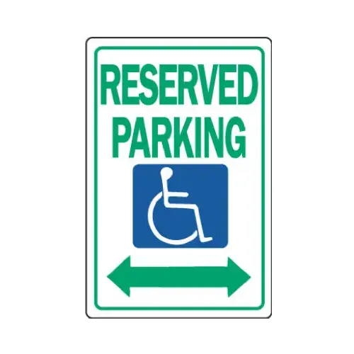 Handicapped Parking Sign, 19 x 15-In. Handicapped Parking Sign, 19 x 15-In.