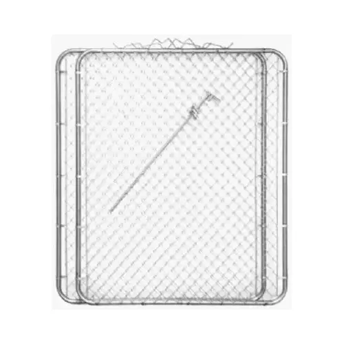 Double Drive 114 In. W. x 58 In. H. Chain Link Gate