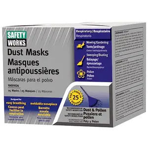Safety Works 10059526 Non-Toxic Dust Masks - pack of 25