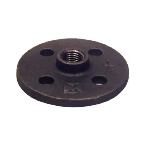 Black Pipe Fitting, Floor Flange, 1/4-In.