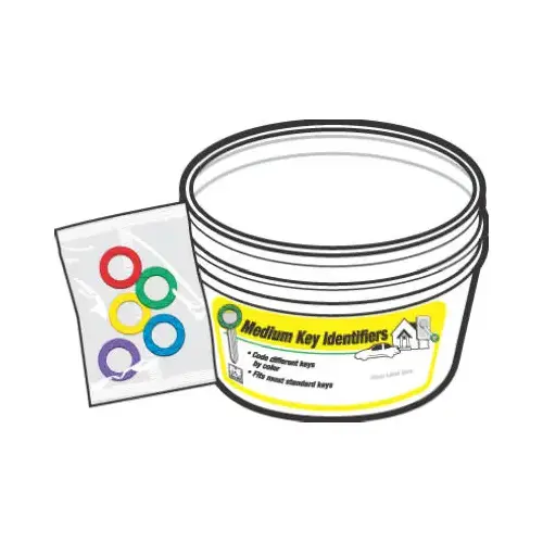 Key Identifiers, 25-Pc. Bucket pack of 5 Key Identifiers, 25-Pc. Bucket pack of 5