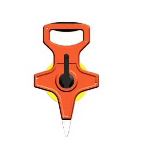 Open-Reel Tape Measure, High-Viz Orange, Fiberglass, 1/2-In. x 200-Ft. Open-Reel Tape Measure, High-Viz Orange, Fiberglass, 1/2-In. x 200-Ft.