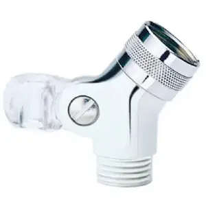 Master Plumber 442822 Chrome Finish Handheld Swivel Connector With Pin Mount Connection