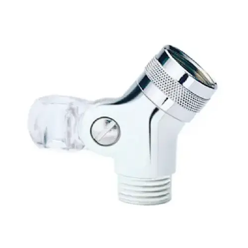 Chrome Finish Handheld Swivel Connector With Pin Mount Connection